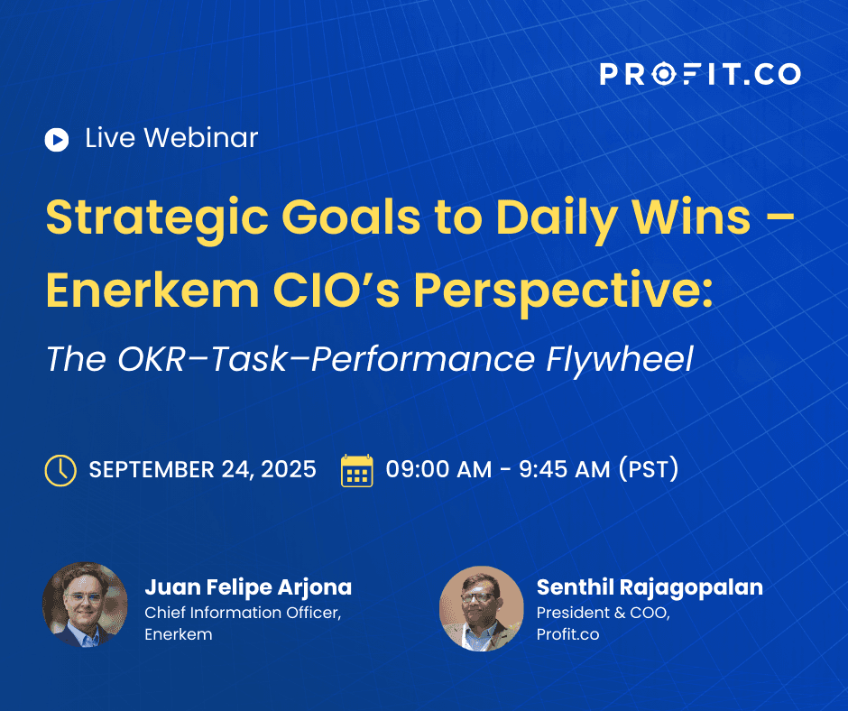 Strategic Goals to Daily Wins – Enerkem CIO’s Perspective: The OKR–Task–Performance Flywheel