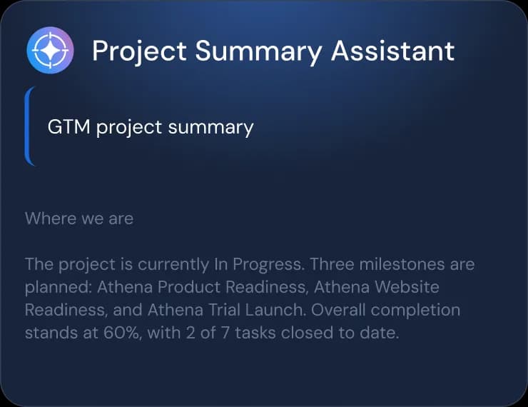 PPM Summary Agent