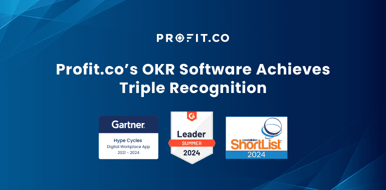 Profit.co’s OKR Software Achieves Triple Recognition