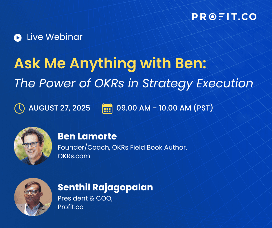 Ask Me Anything with Ben: The Power of OKRs in Strategy Execution