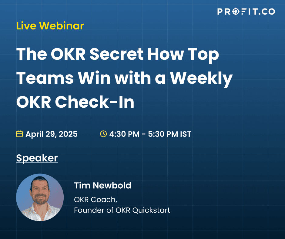 The OKR Secret: How Top Teams Win with a Weekly OKR Check-In