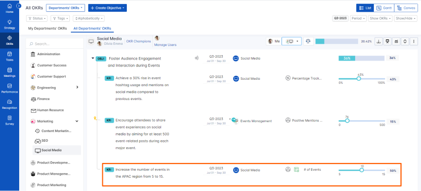Automating Key Results with Zoho Sheet screenshot 6