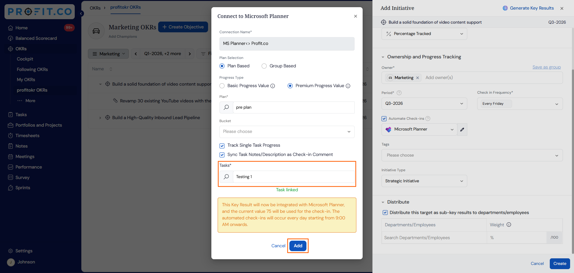 Track Single Task Progress screenshot 2