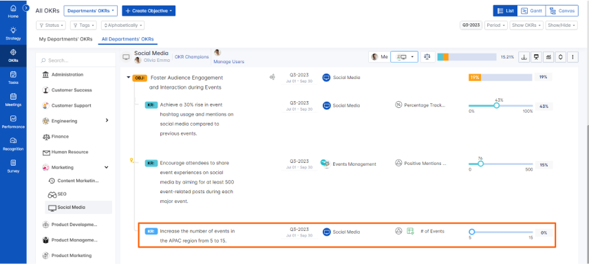 Automating Key Results with Zoho Sheet screenshot 3