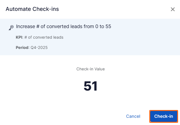 How do you use a Salesforce KPI in a Key Result? screenshot 3