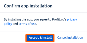 Install Profit.co OKR Software app in Jira software screenshot 2
