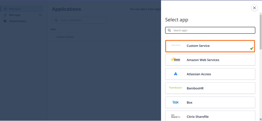 Step 1 screenshot 2