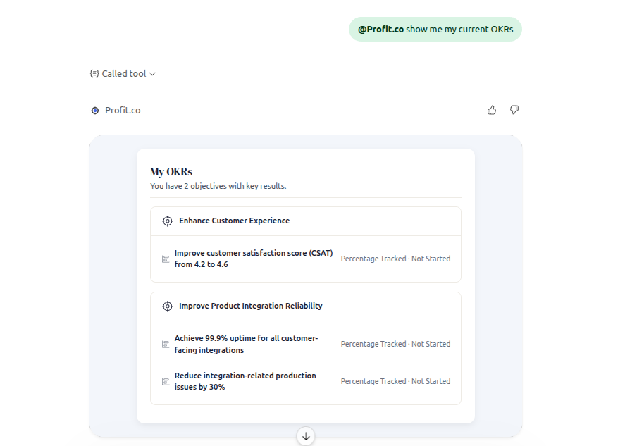 Step 4: Start Using Profit.co in ChatGPT screenshot 2