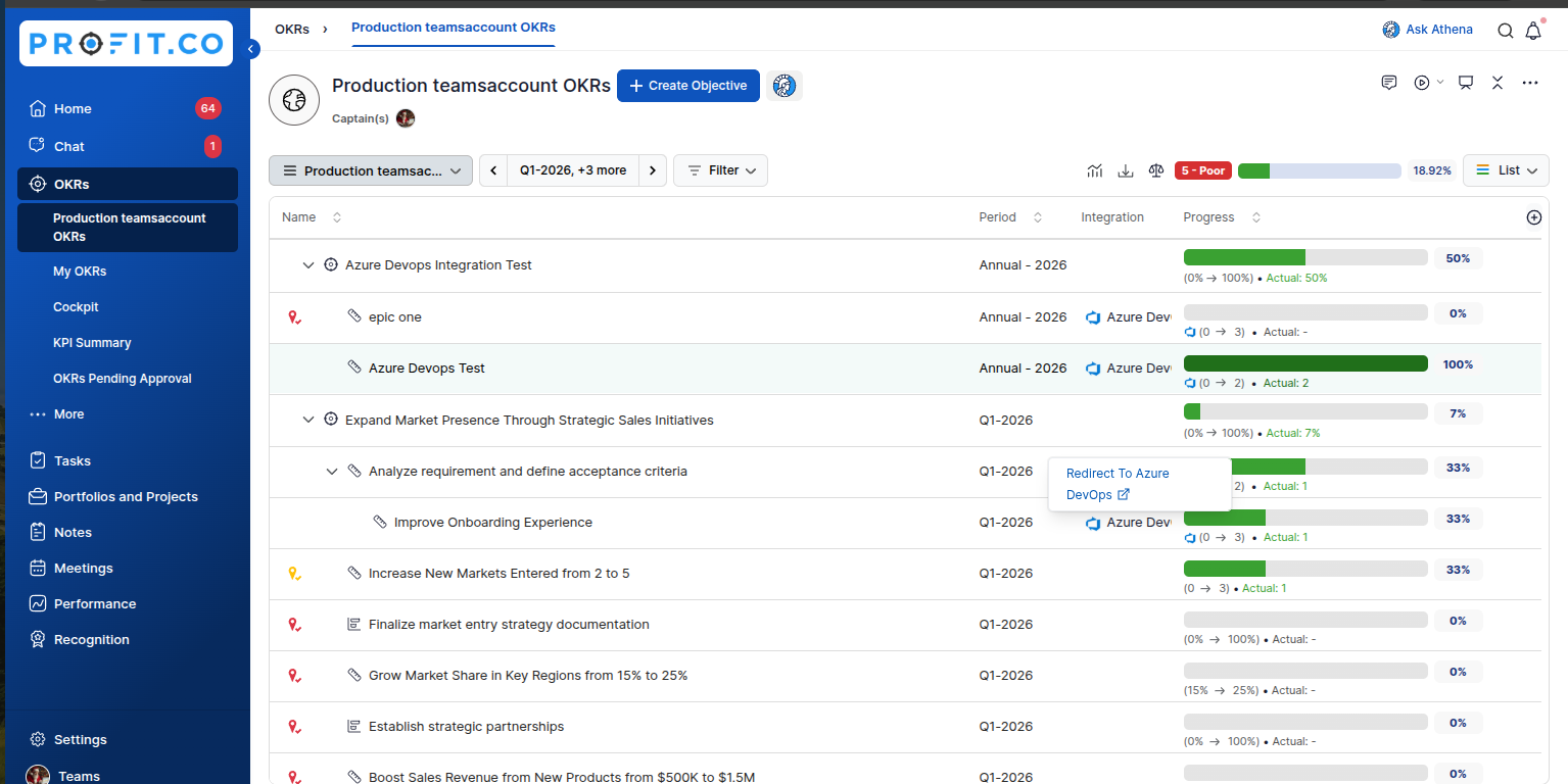Create a DevOps issue as a sub-key result. screenshot 4