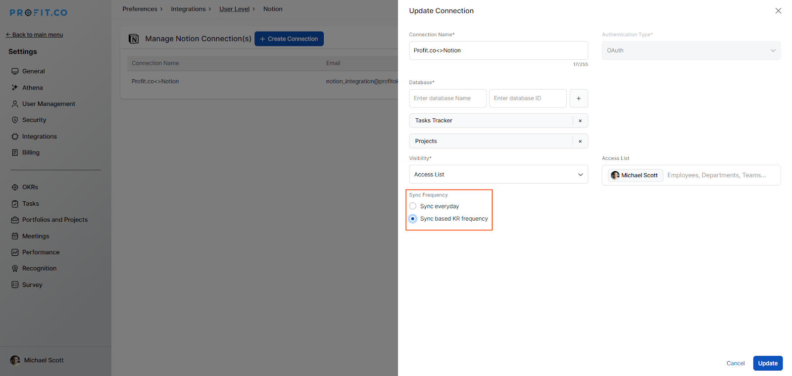 Connect Using API Secret Key screenshot 2