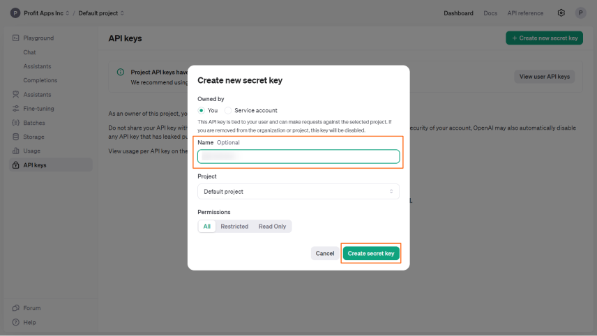 Step 2 screenshot 2