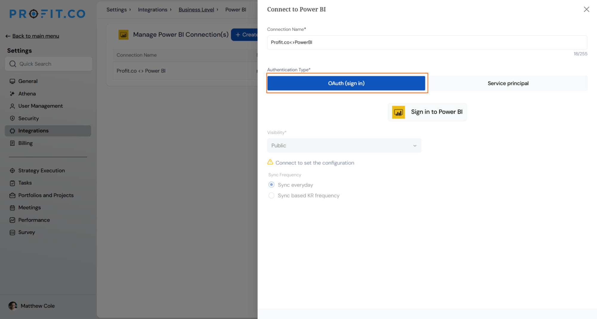 OAuth Authentication screenshot 2