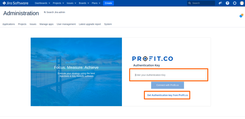 Install Profit.co OKR Software app in Jira software screenshot 4