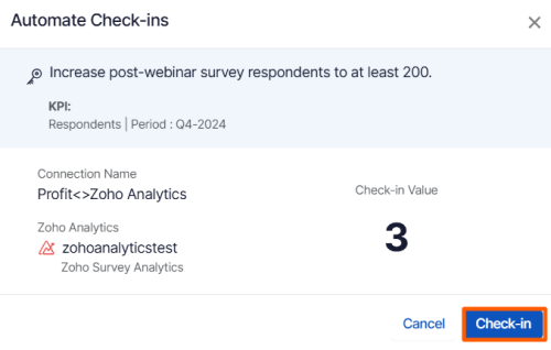 Automating Key Results with Zoho Analytics screenshot 4
