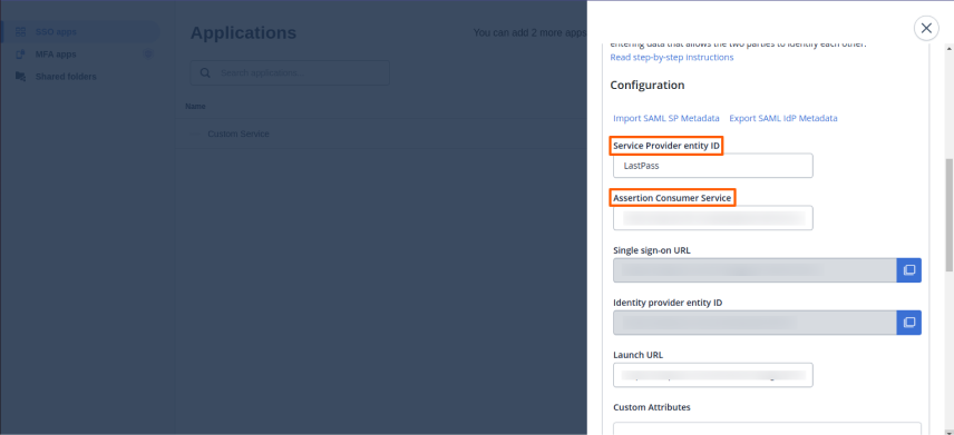 Step 2 screenshot 2