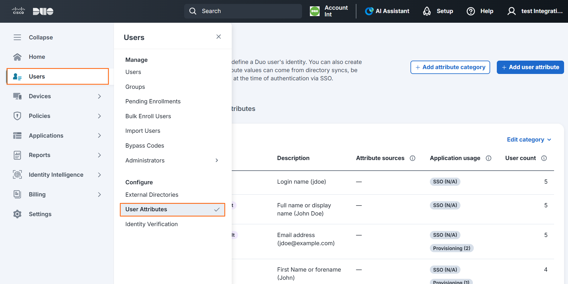1. Move suggested attributes to Primary attributes screenshot 1