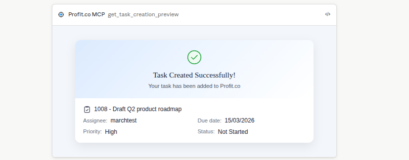 4. Create Task screenshot 2
