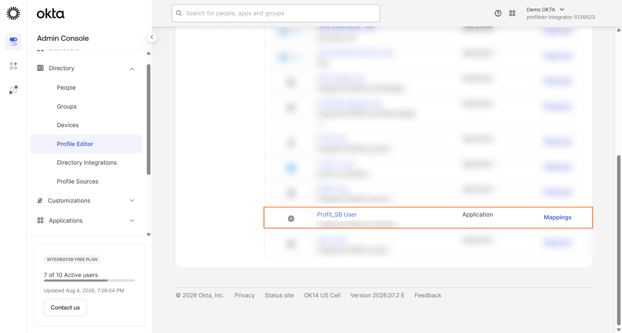Step 2 screenshot 1