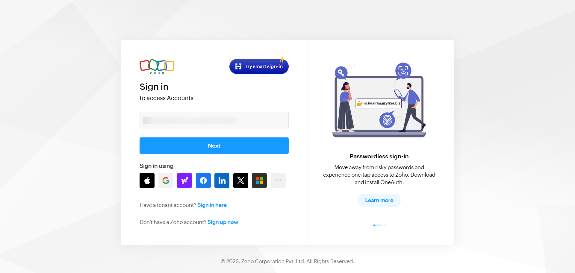 Step 3: Authenticate with Zoho CRM screenshot 3